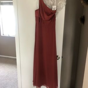David’s bridal bridesmaids gown